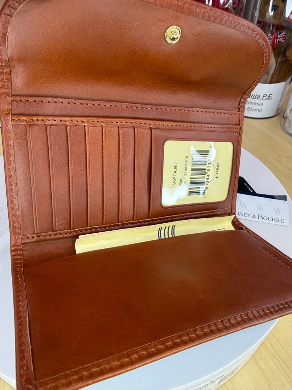 π₯NWT DOONEY & BOURKE - NFL Carolina Panthers Continental Clutch Wallet - S0809 - Picture 12 of 17